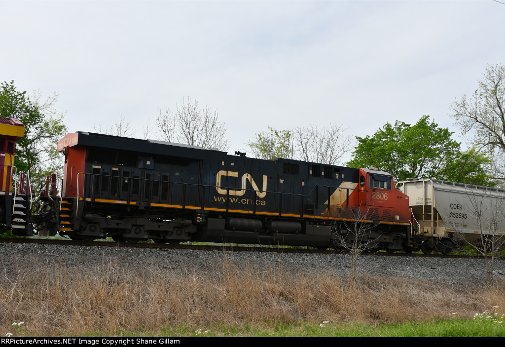 CN 2806 Roster shot.